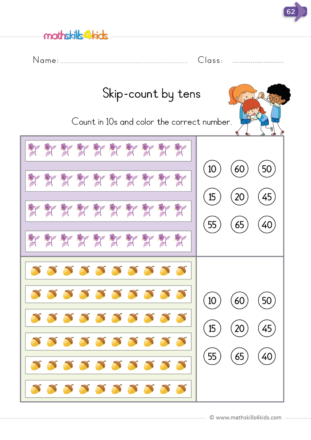 Save Count By 2S Worksheet 92