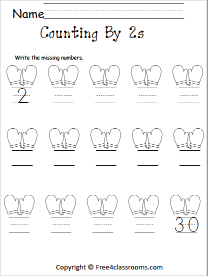 Save Count By 2S Worksheet 97