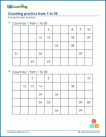 Save Count To 100 Worksheet 1