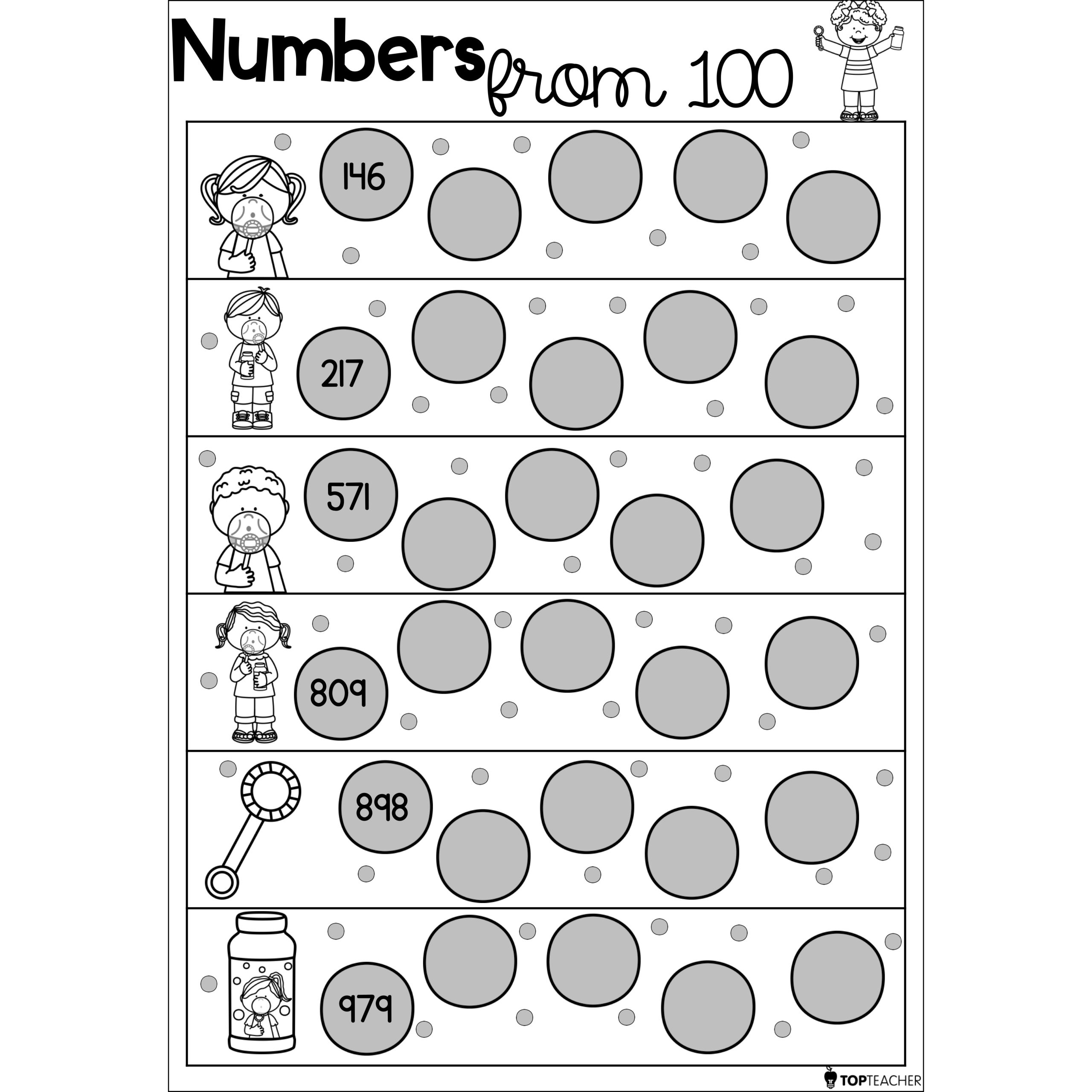 Save Count To 100 Worksheet 24