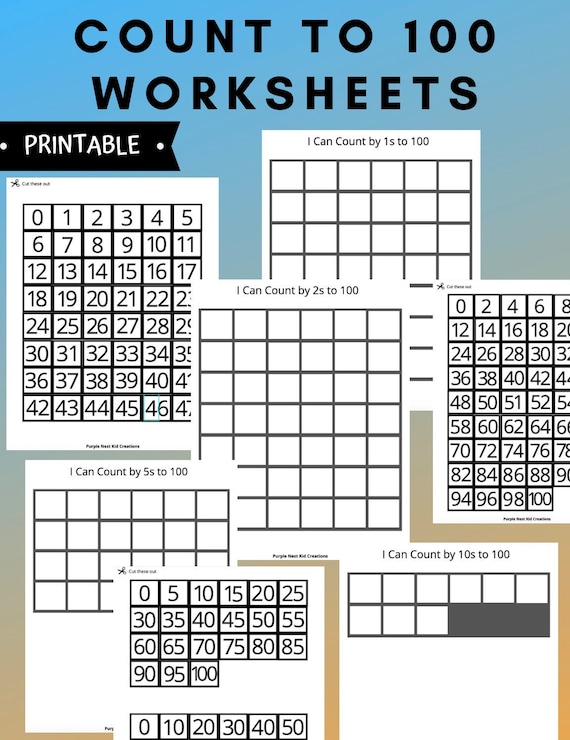 Save Count To 100 Worksheet 31