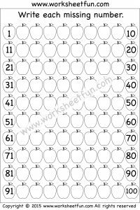 Save Count To 100 Worksheet 32