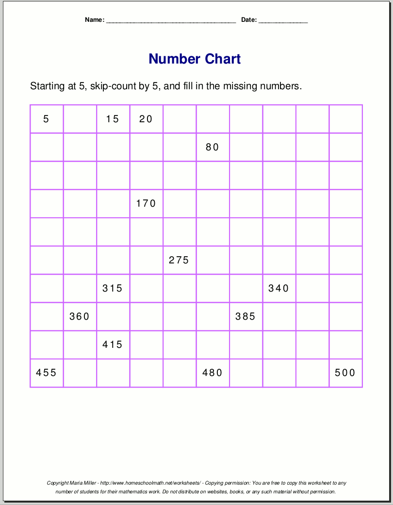 Save Count To 100 Worksheet 67