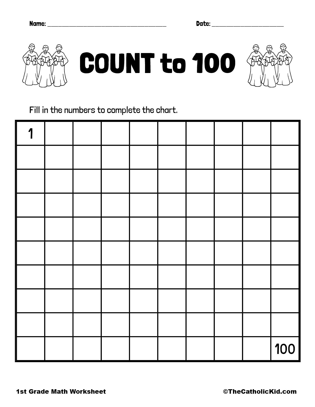 Save Count To 100 Worksheet 7