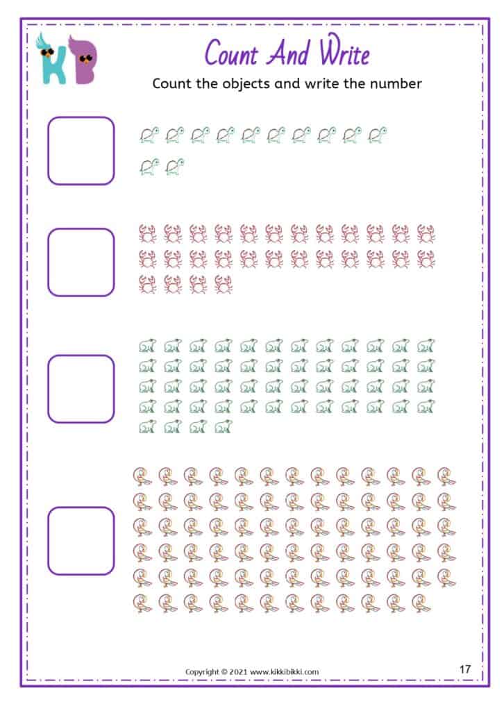 Save Count To 100 Worksheet 96