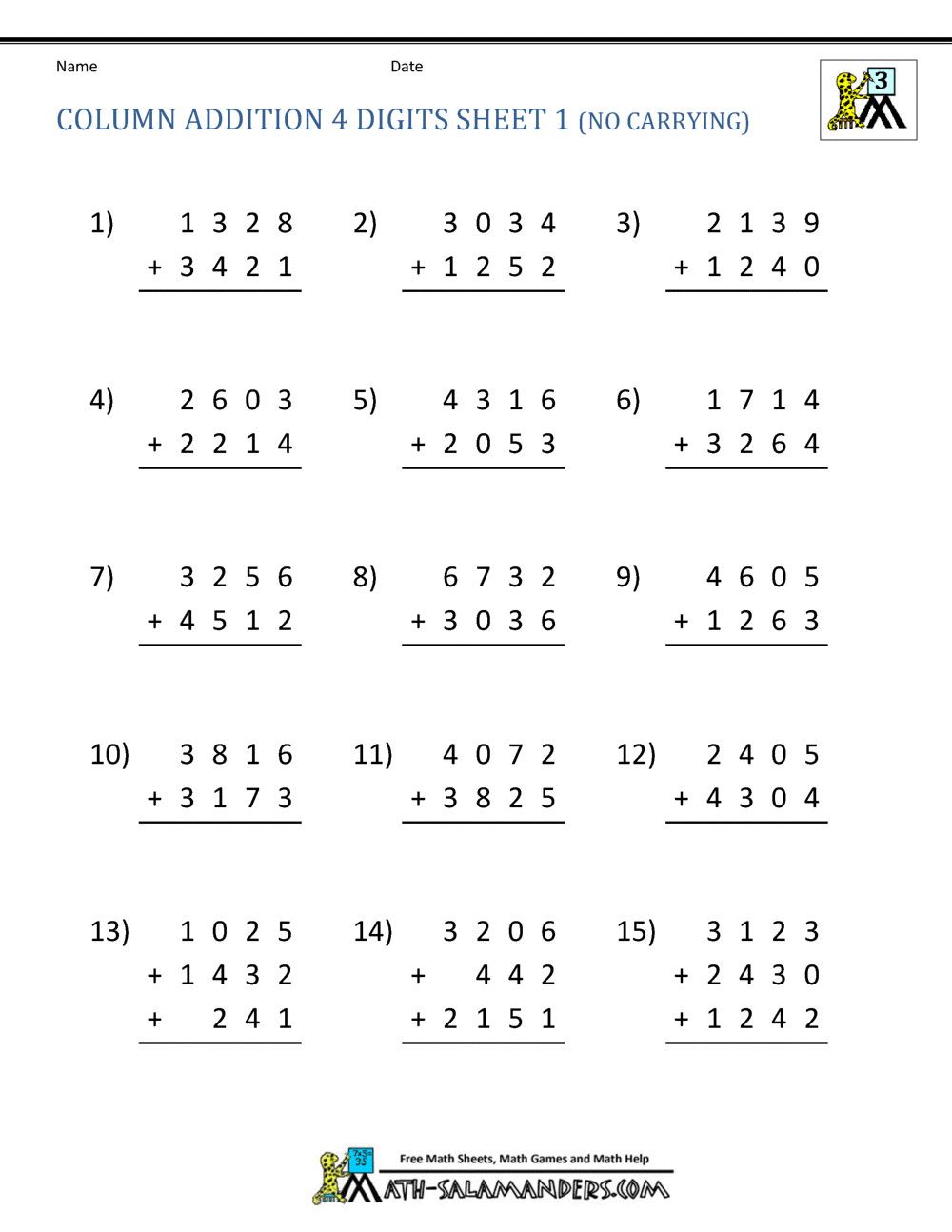 Save Math Worksheet For 3Rd Grade 14