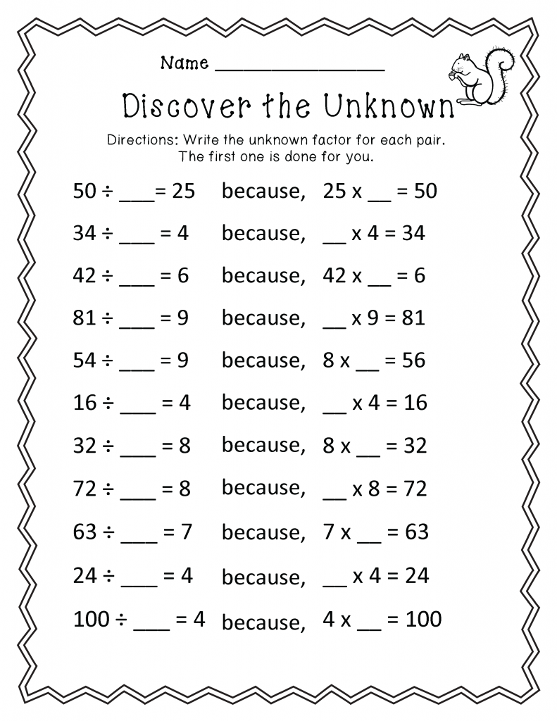 Save Math Worksheet For 3Rd Grade 34