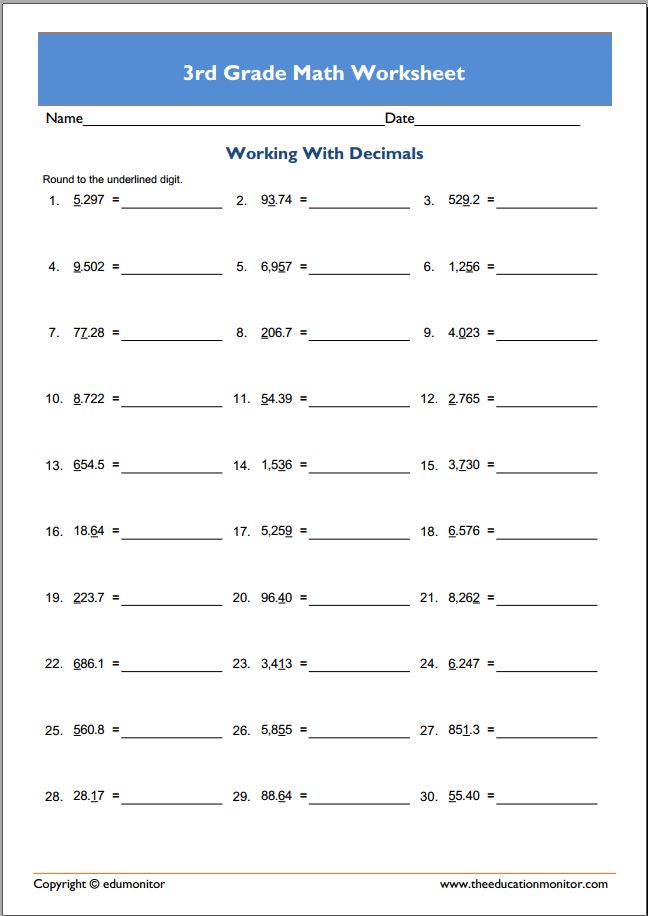 Save Math Worksheet For 3Rd Grade 38