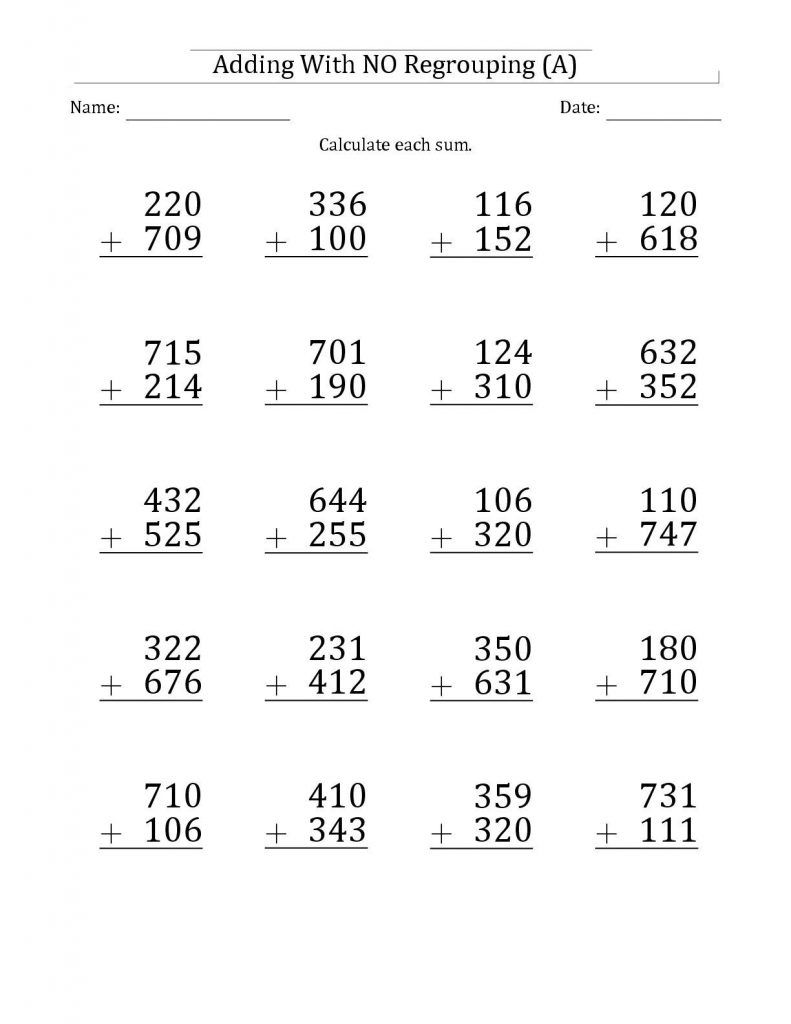 Save Math Worksheet For 3Rd Grade 48