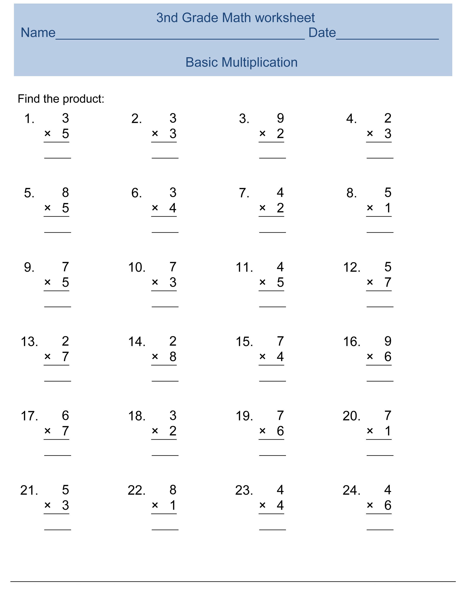 Save Math Worksheet For 3Rd Grade 51