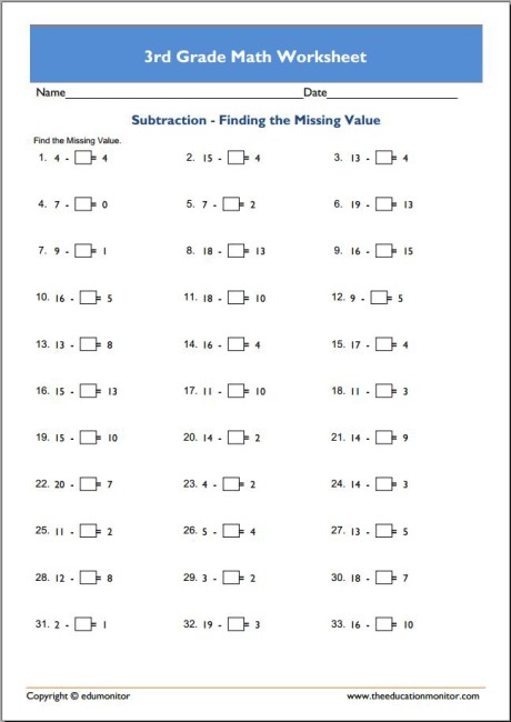 Save Math Worksheet For 3Rd Grade 70