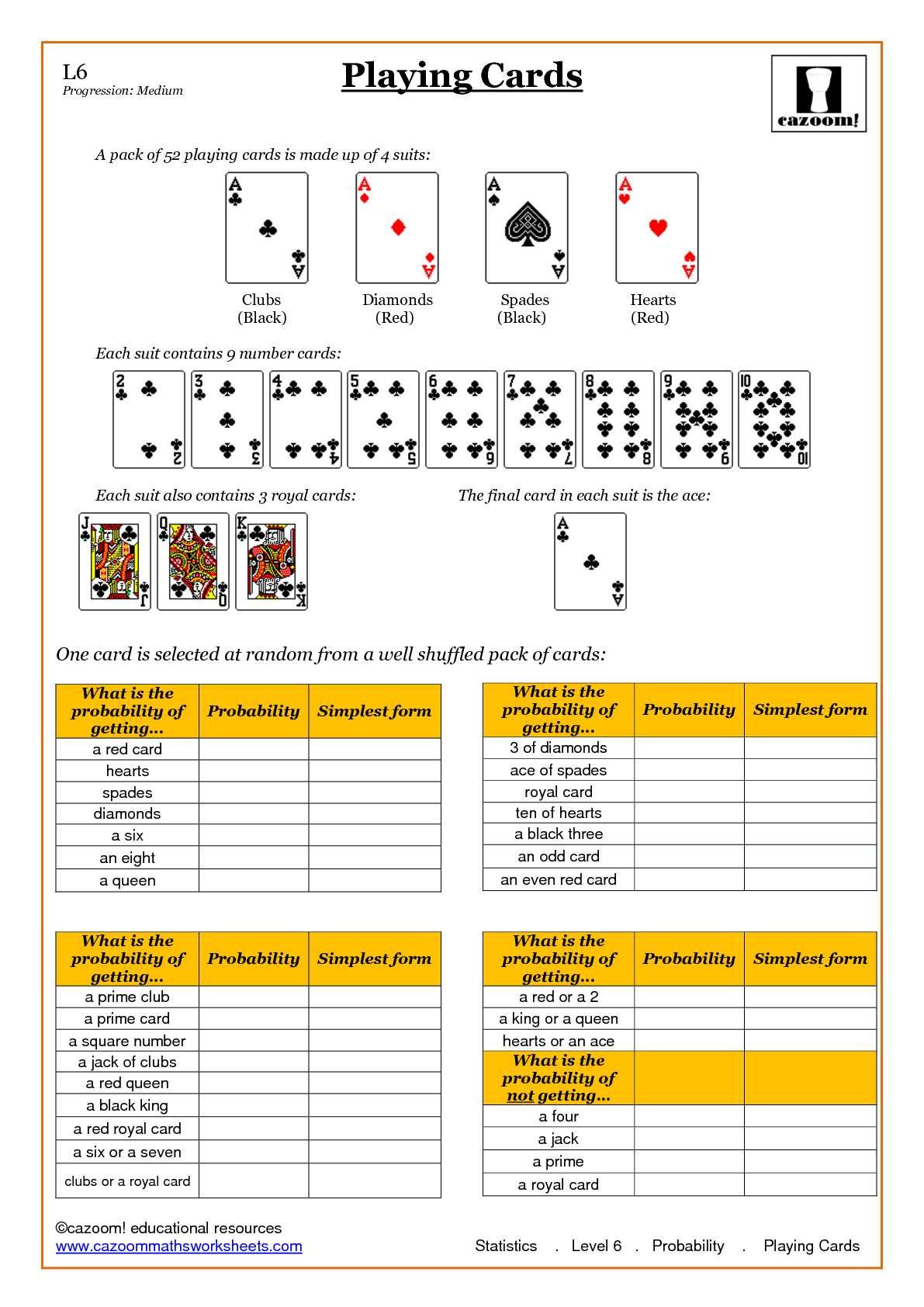 Simple Probability Worksheet Pdf 28