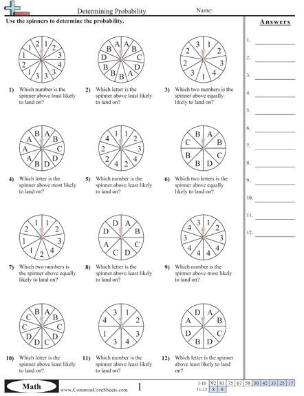 Simple Probability Worksheet Pdf 31