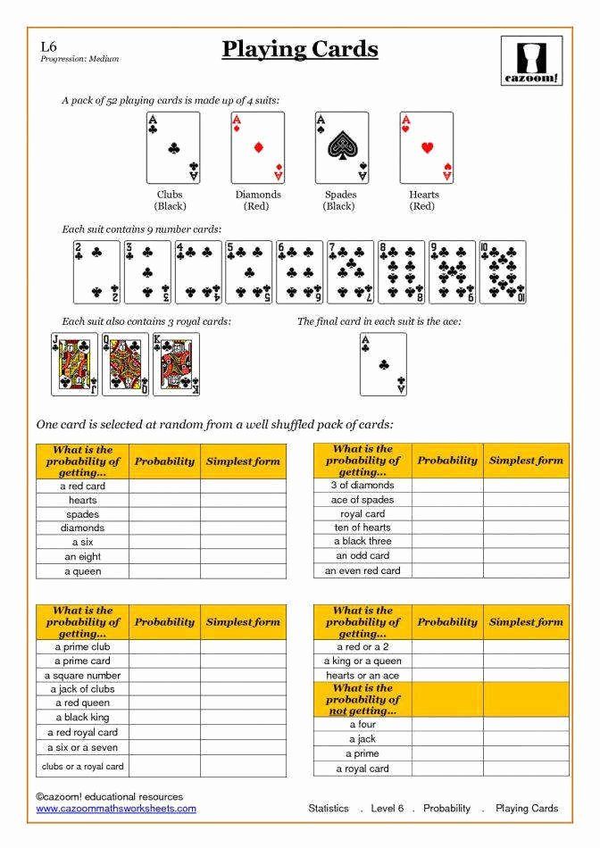 Simple Probability Worksheet Pdf 54