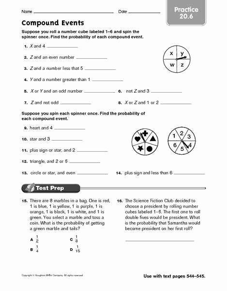 Simple Probability Worksheet Pdf 62