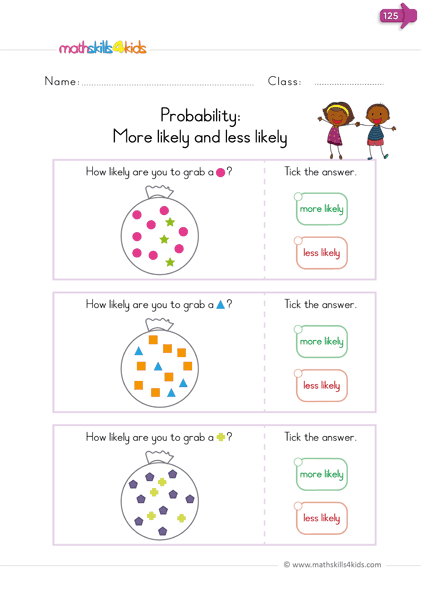 Simple Probability Worksheet Pdf 72