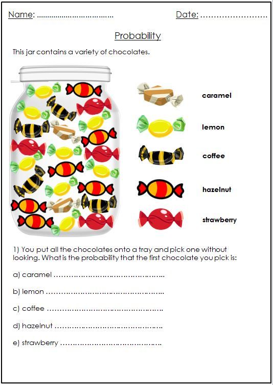 Simple Probability Worksheet Pdf 74