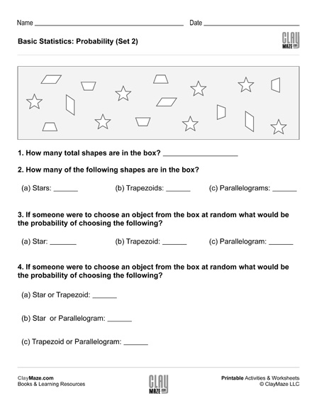 Simple Probability Worksheet Pdf 94