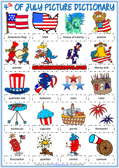 32 Fourth Of July Worksheets 17