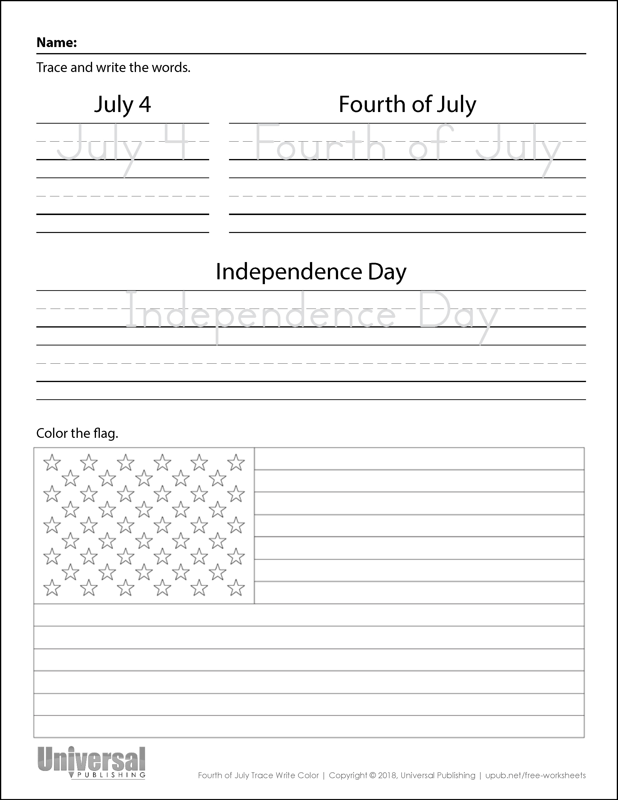 32 Fourth Of July Worksheets 4