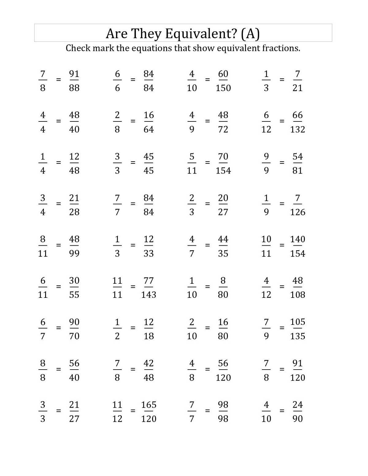 32 Fraction Worksheets 6Th Grade 11