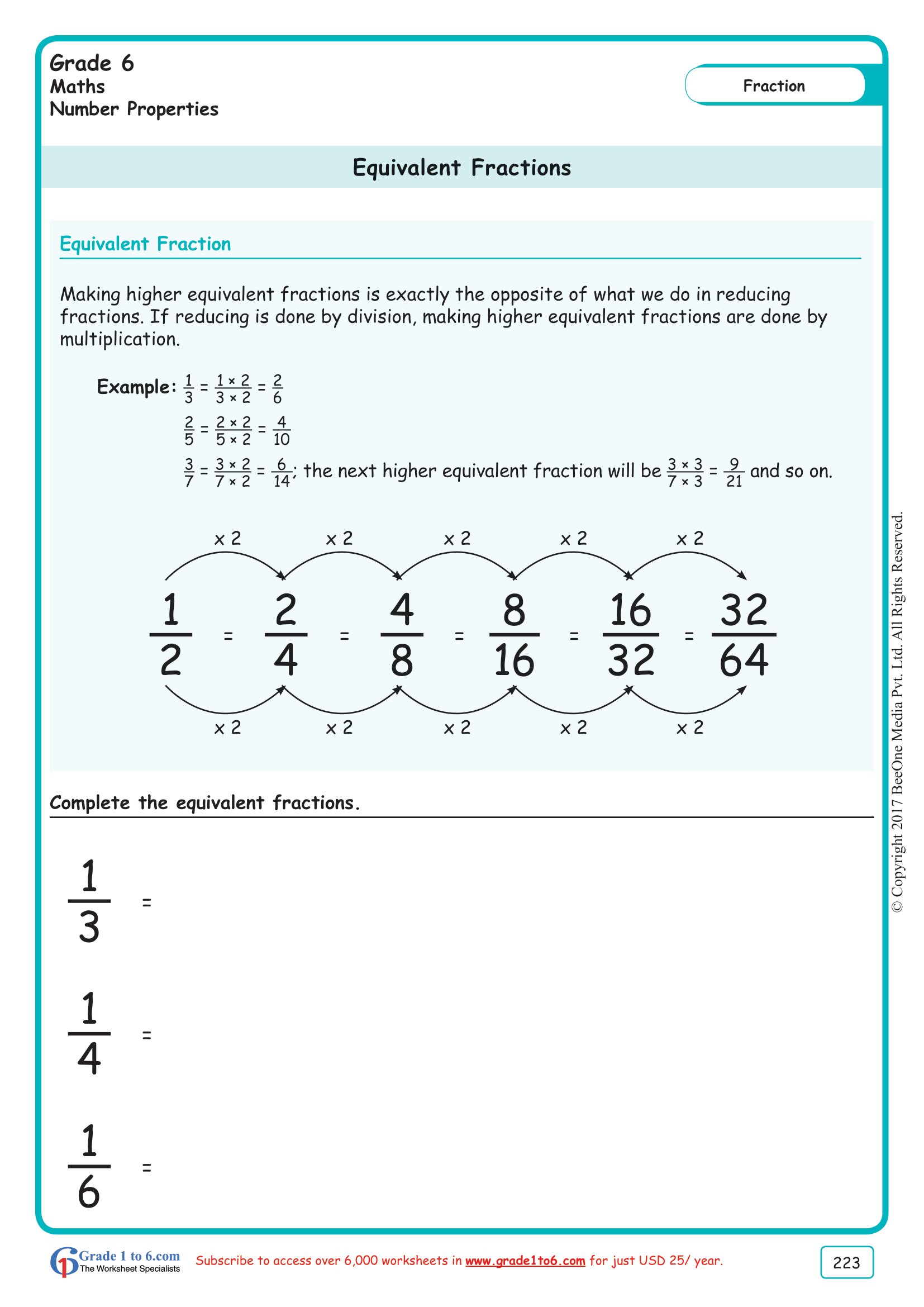 32 Fraction Worksheets 6Th Grade 16