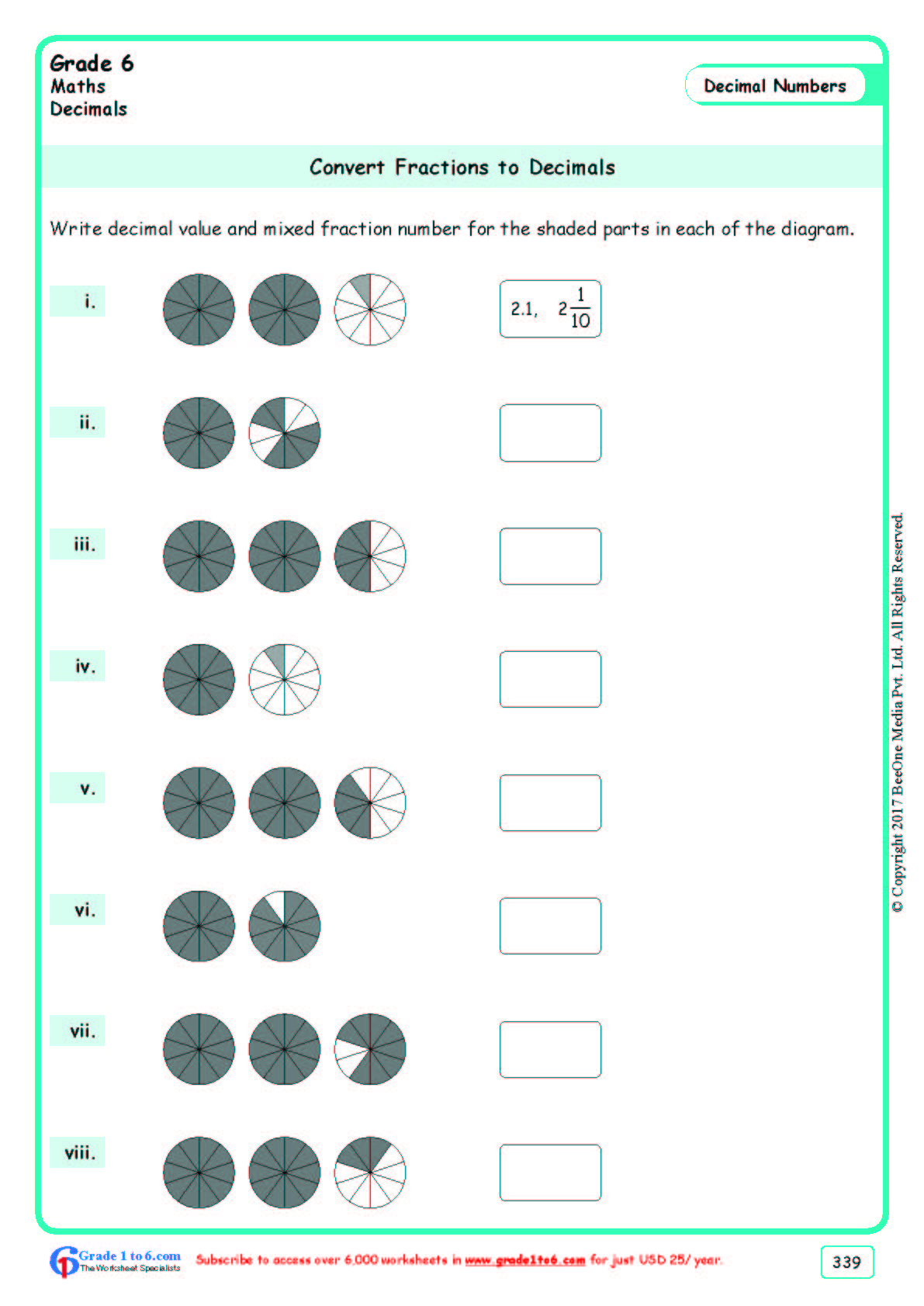 32 Fraction Worksheets 6Th Grade 32