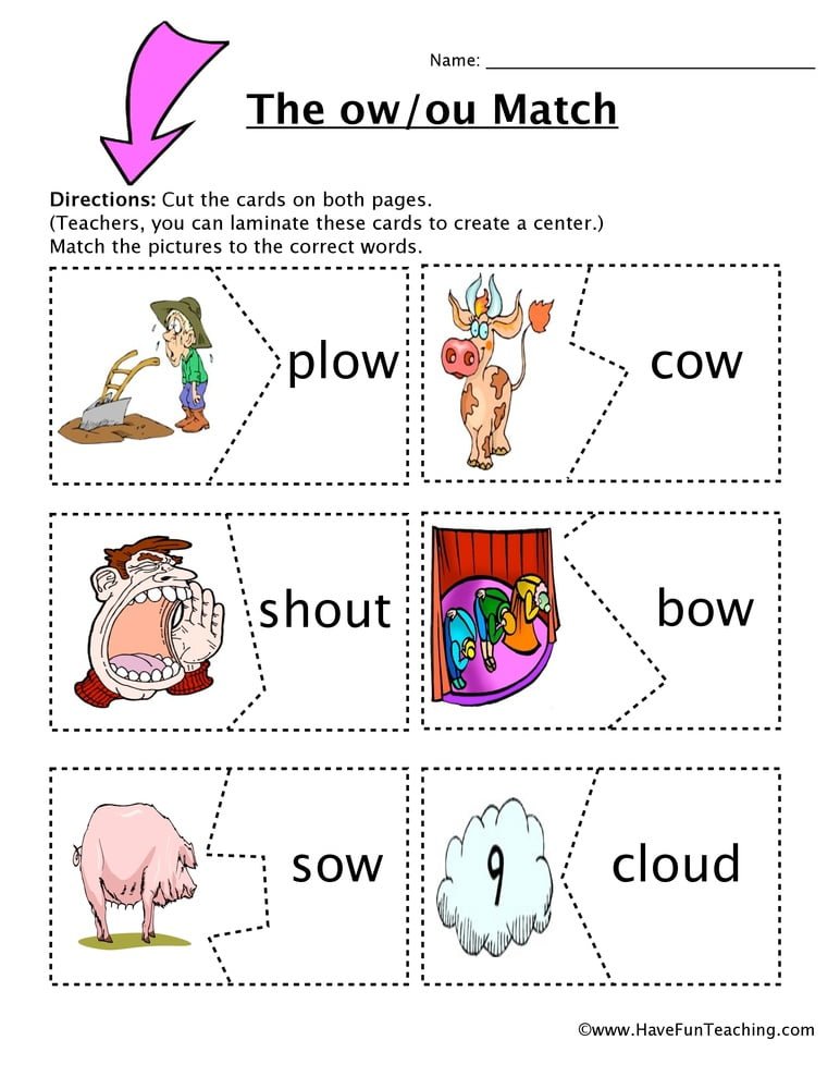 32 Ou And Ow Worksheets 12