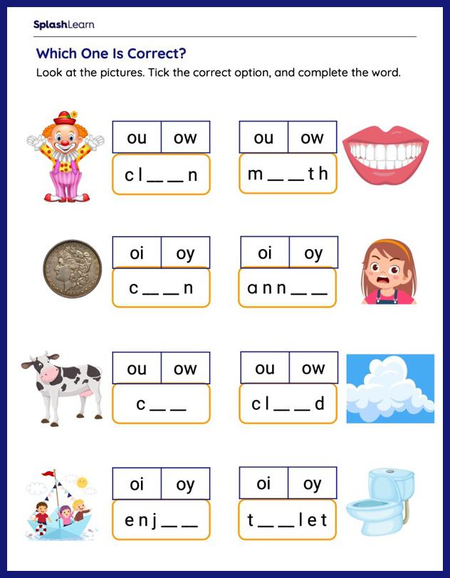 32 Ou And Ow Worksheets 13