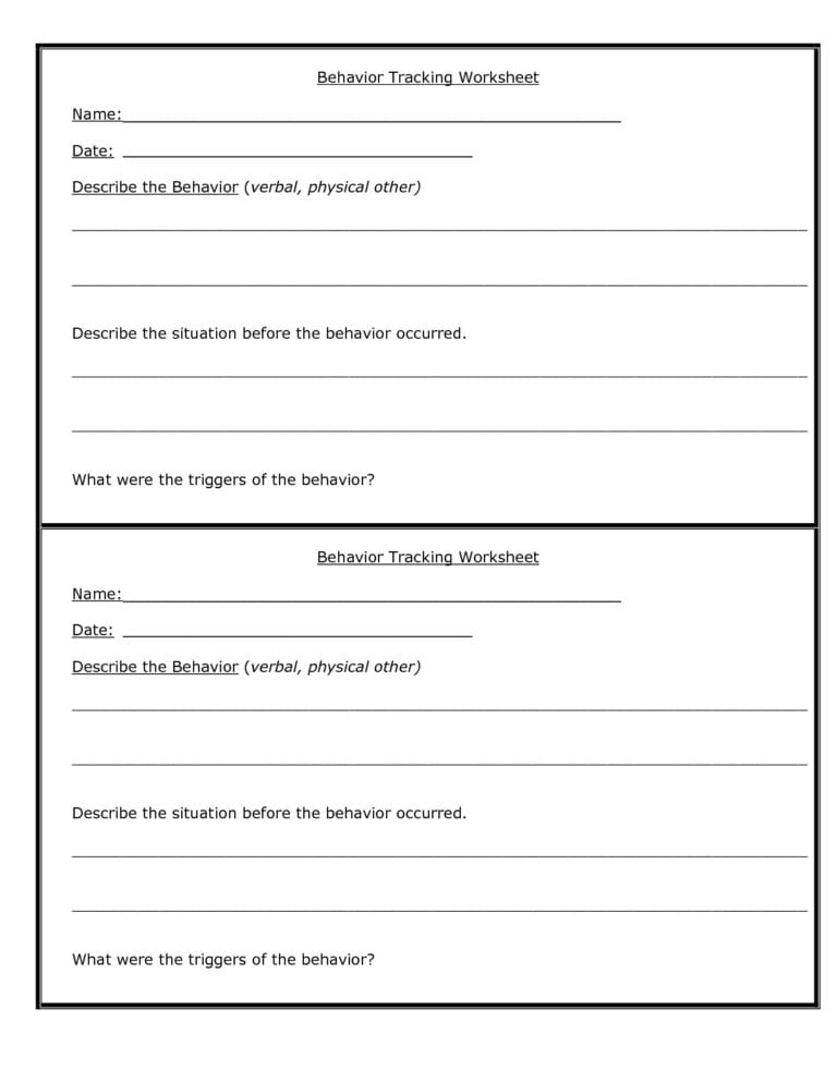 36 Behavioral Chain Analysis Worksheet 5