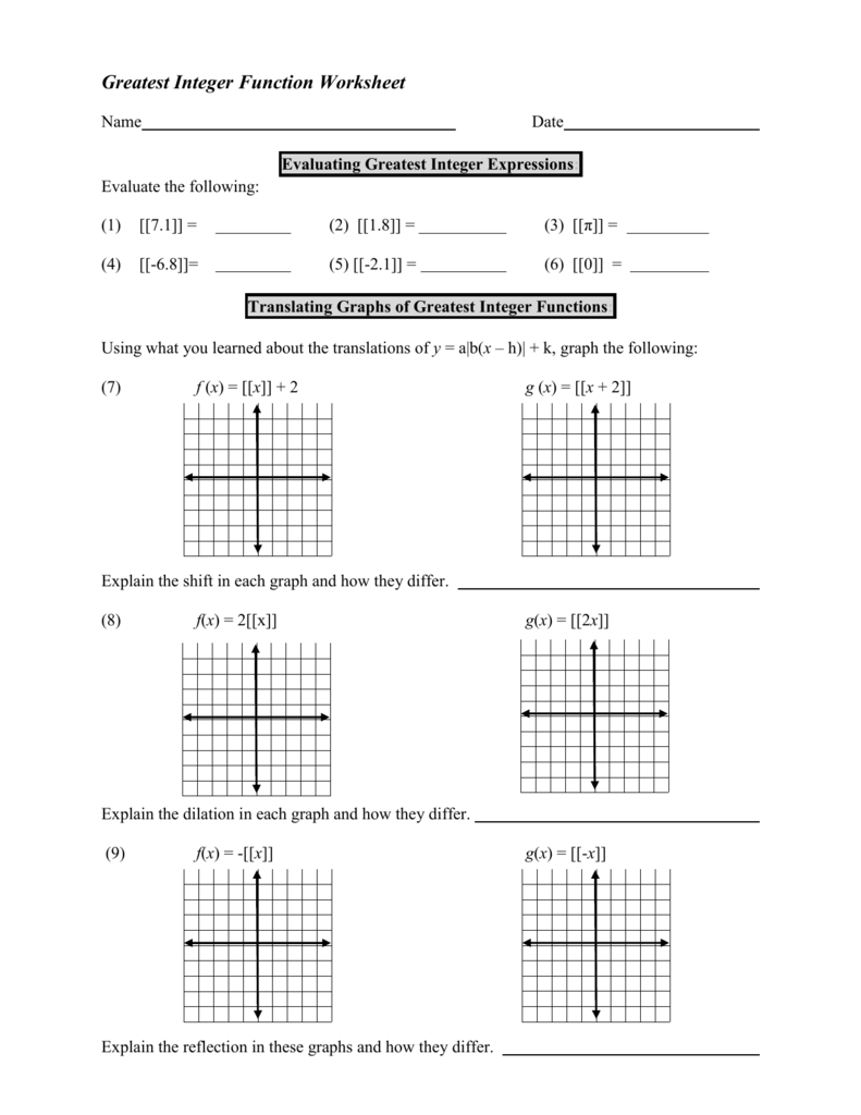 50 Piecewise Functions Worksheets Pdf 11