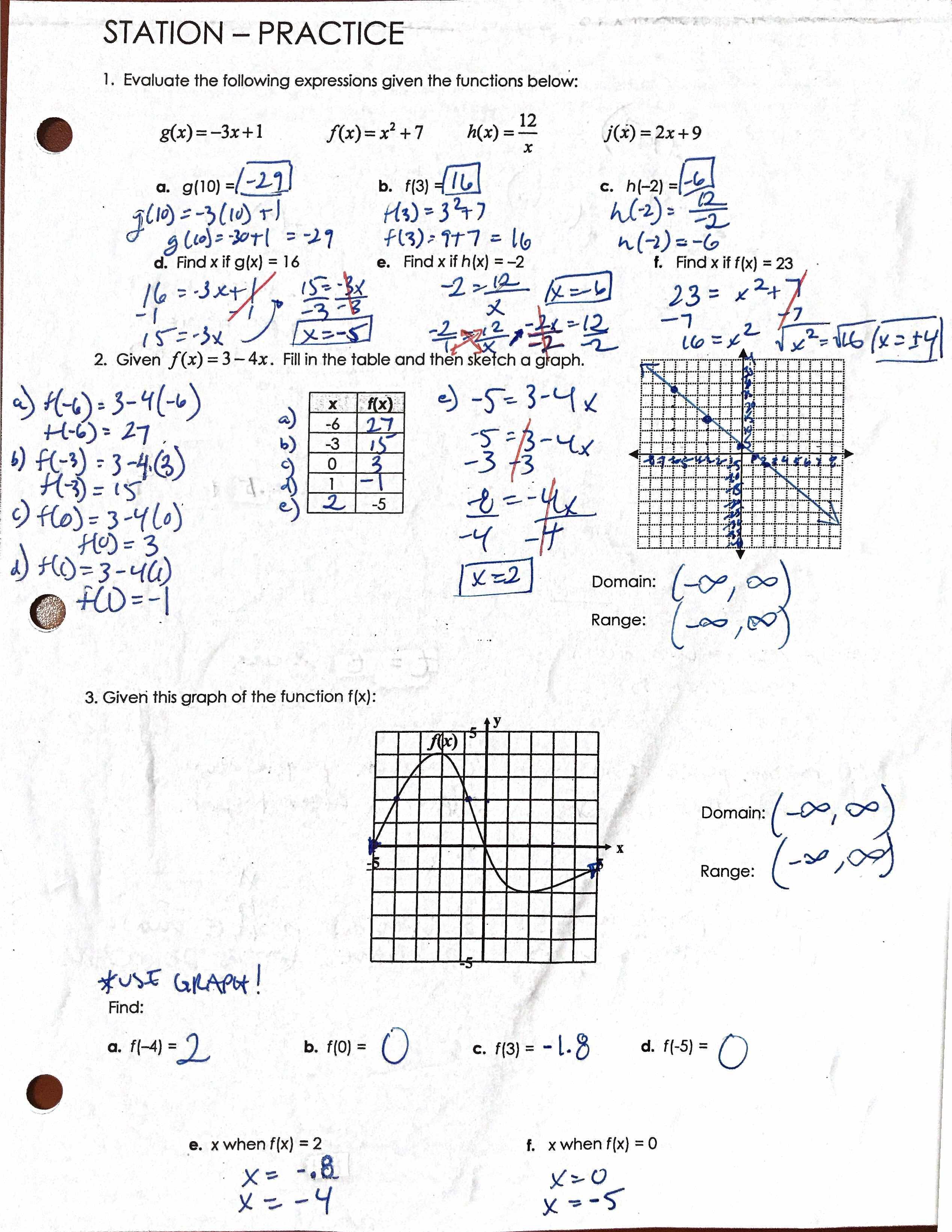 50 Piecewise Functions Worksheets Pdf 57