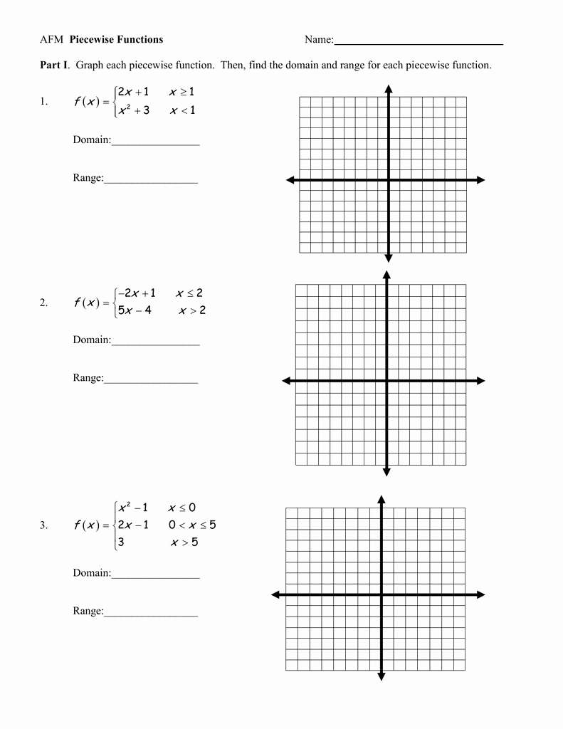 50 Piecewise Functions Worksheets Pdf 6