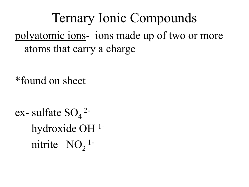 50 Ternary Ionic Compounds Worksheets 19