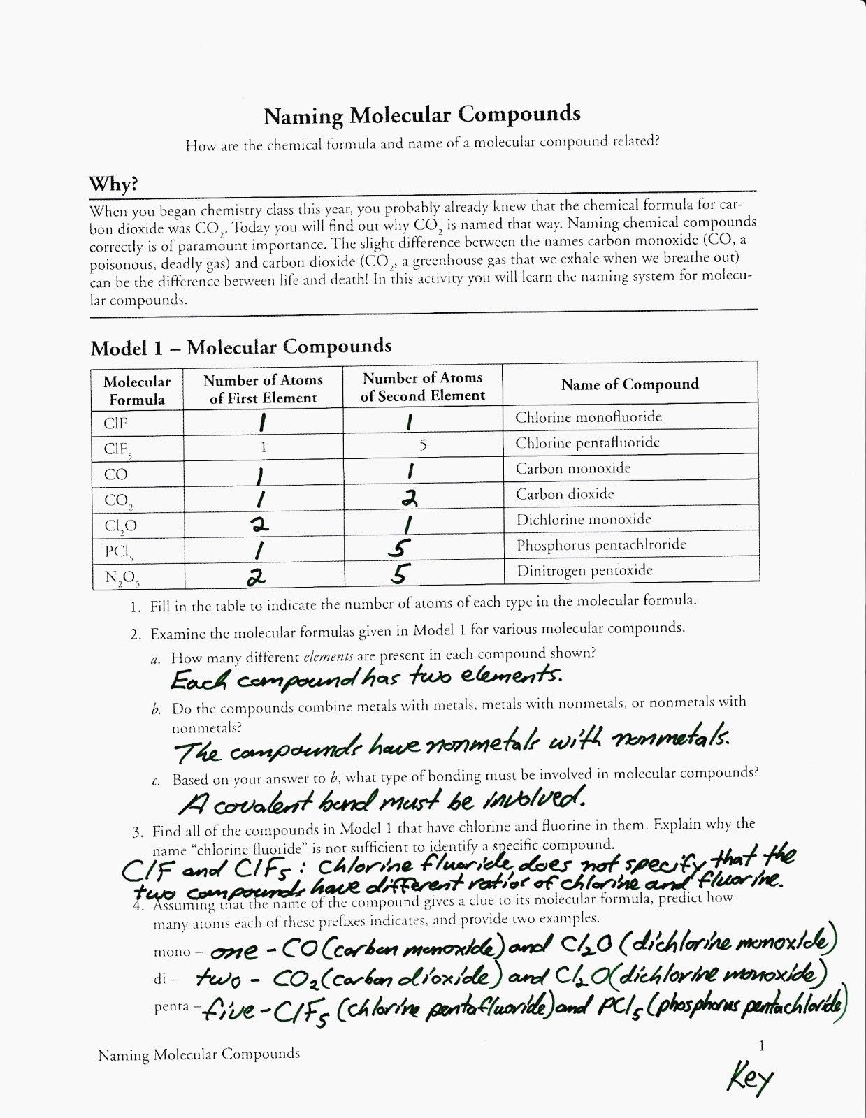 50 Ternary Ionic Compounds Worksheets 40