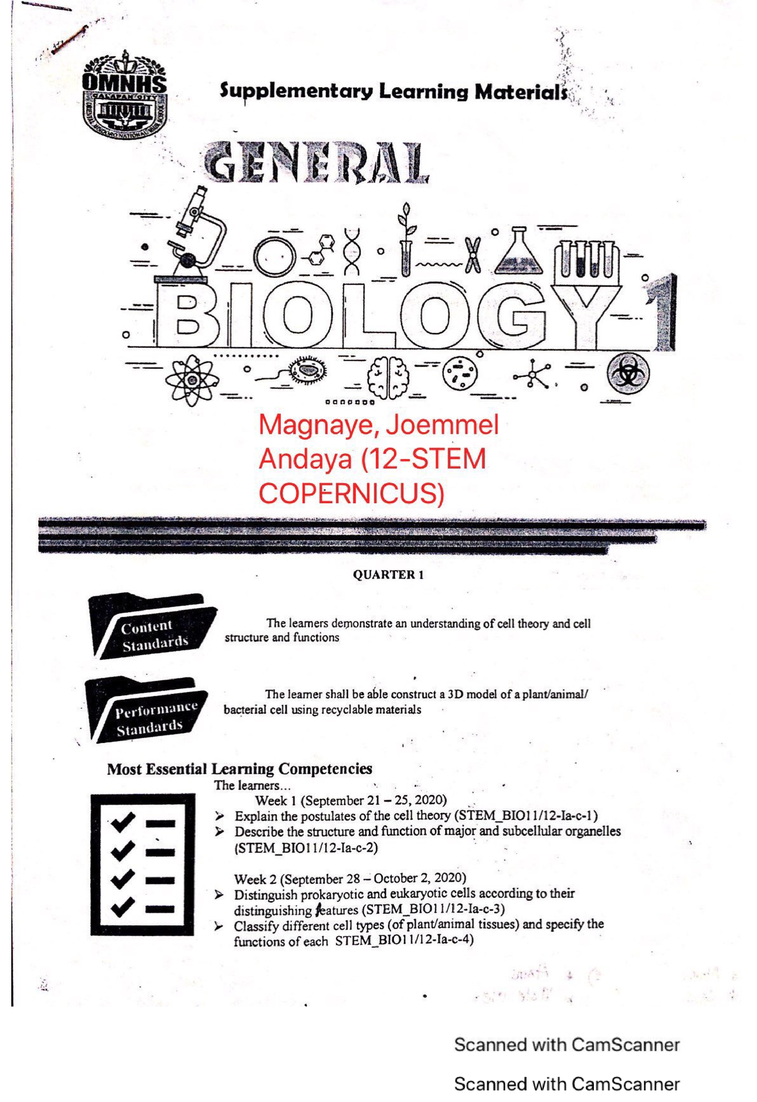 50 The Cell Theory Worksheet 13