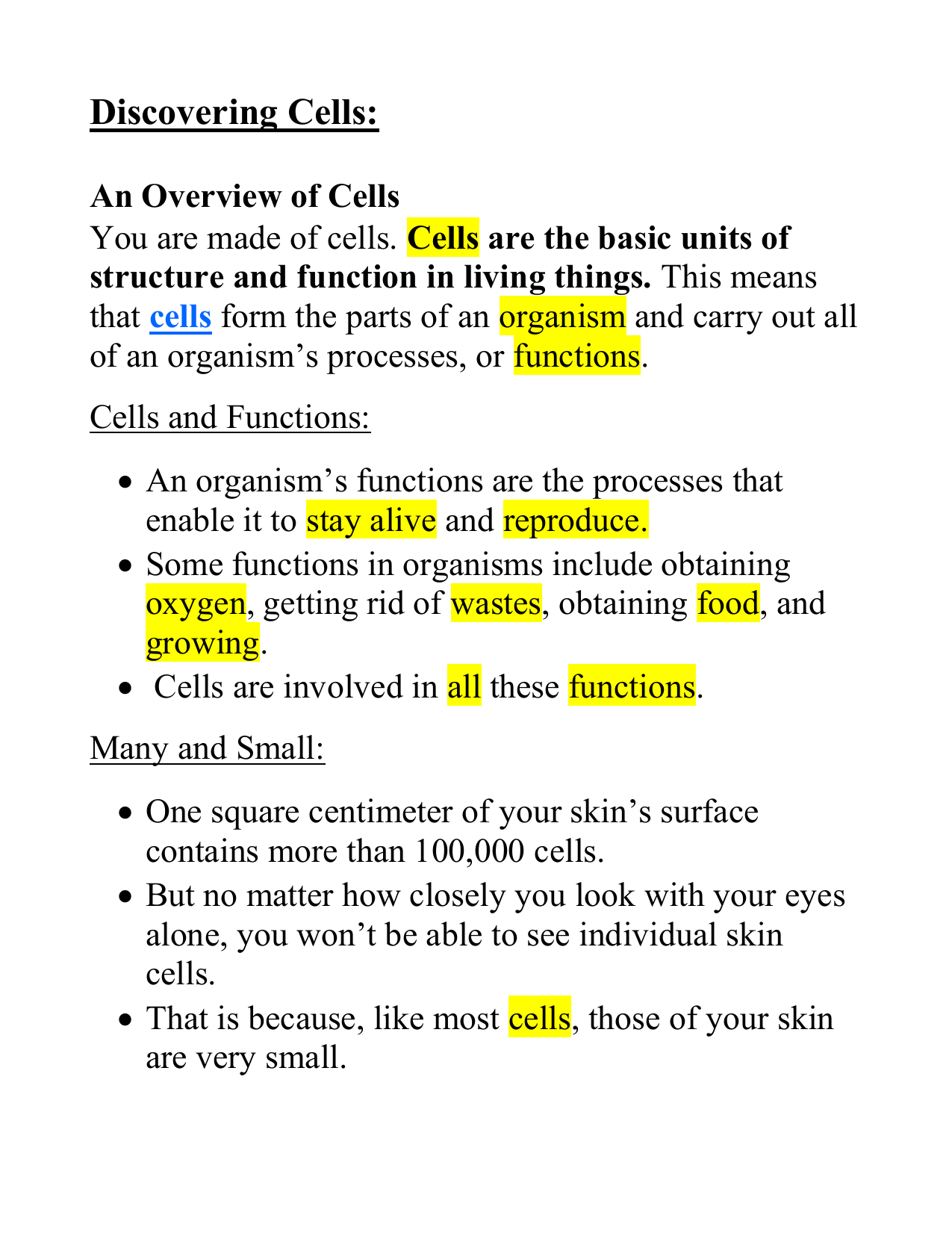 50 The Cell Theory Worksheet 45