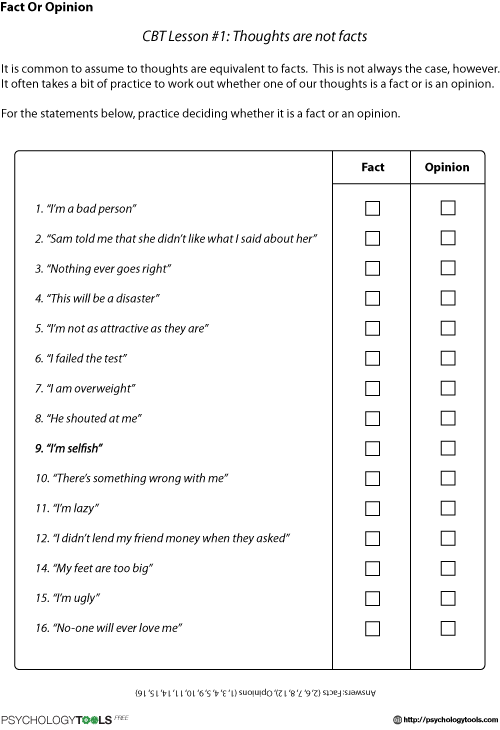 51 Fact Vs Opinion Worksheets 12