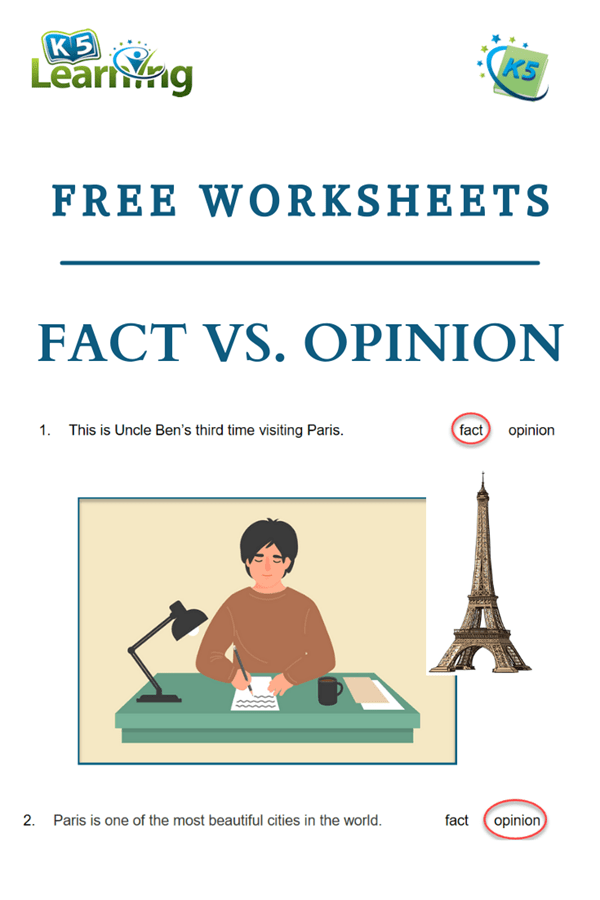 51 Fact Vs Opinion Worksheets 25