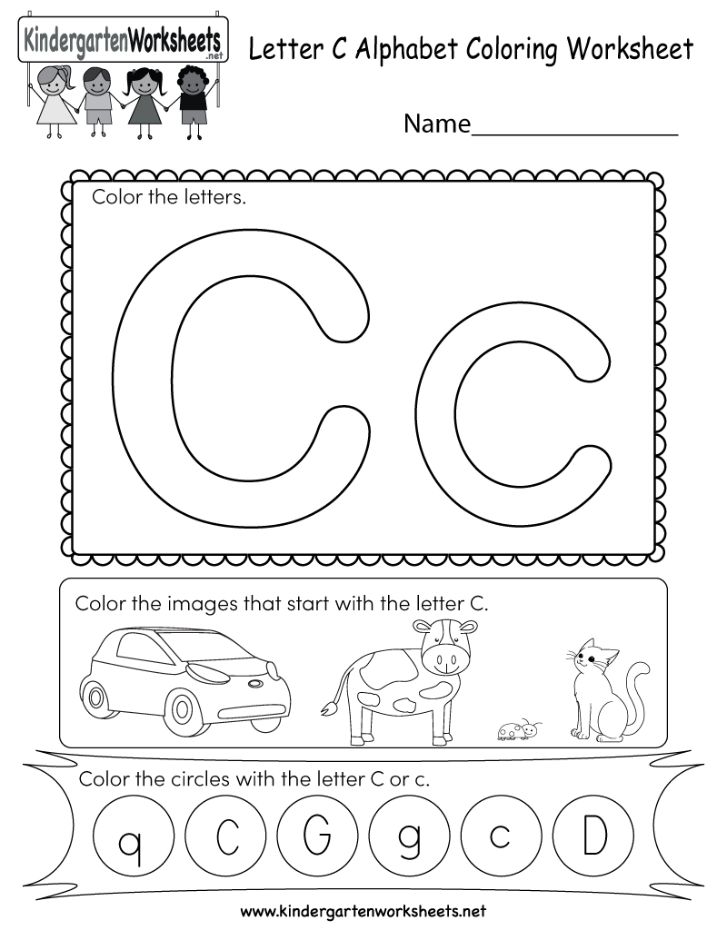 55 Worksheets For Letter C 23