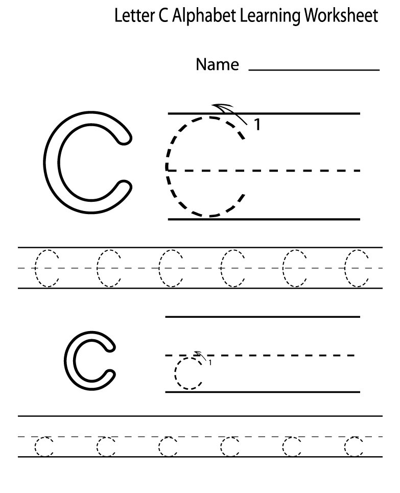 55 Worksheets For Letter C 24