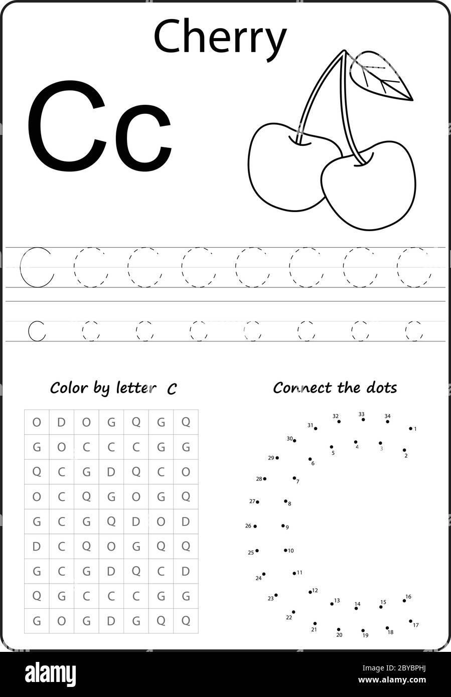 55 Worksheets For Letter C 26