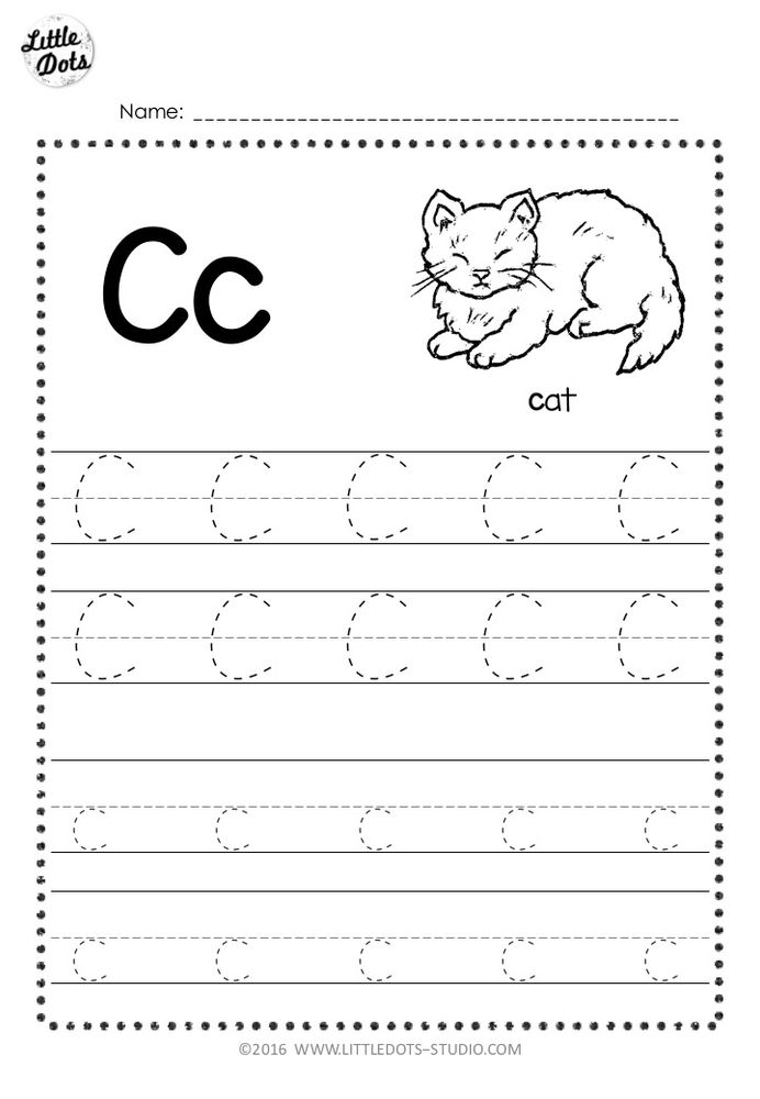 55 Worksheets For Letter C 28