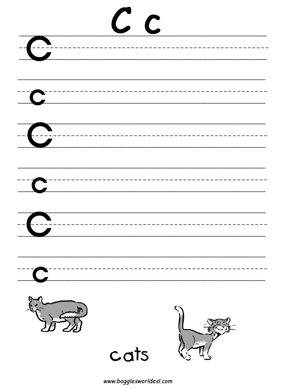 55 Worksheets For Letter C 34