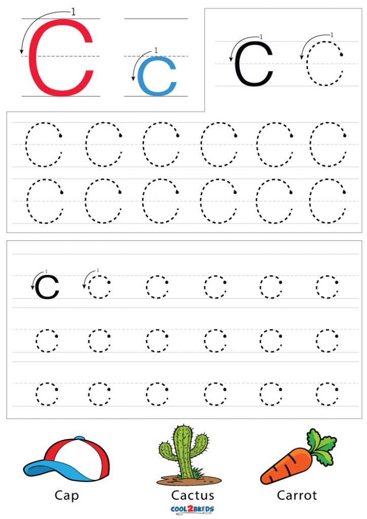 55 Worksheets For Letter C 41