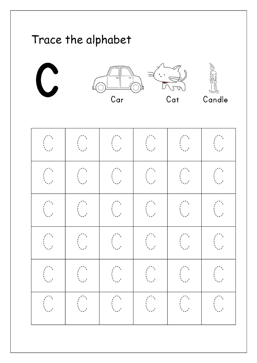 55 Worksheets For Letter C 45