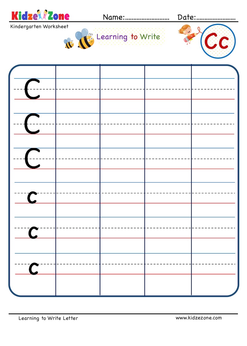 55 Worksheets For Letter C 51