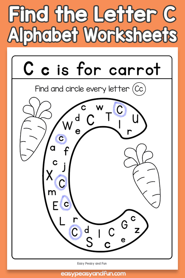 55 Worksheets For Letter C 53