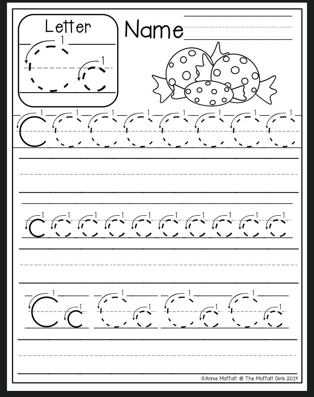 55 Worksheets For Letter C 55