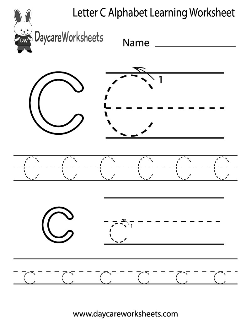 55 Worksheets For Letter C 65